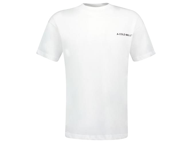 Autre Marque Essentials Small Logo T-Shirt - A Cold Wall - Cotton - White  ref.1036708