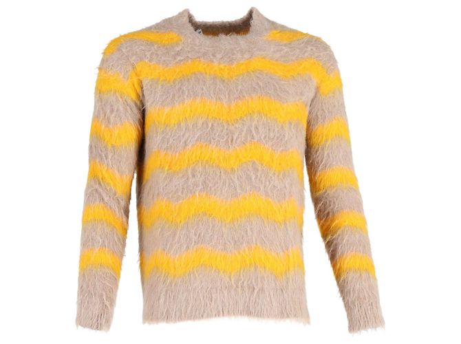 Acne Studios Pull ras du cou Kristoffer en acrylique beige