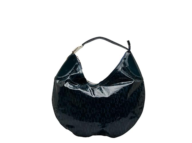 Gucci Patent Leather Horsebit Glam Hobo Bag 145764 Green  ref.1036753