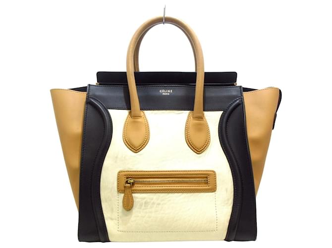 Céline Luggage Beige Leather  ref.1037022