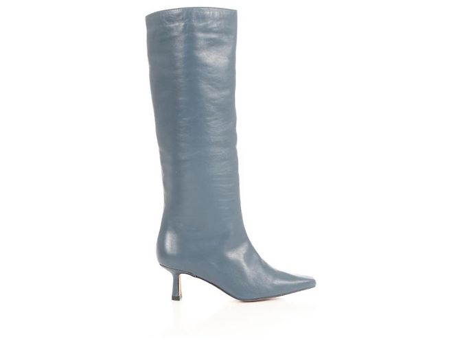 Autre Marque Angel Alarcon Lederstiefel Blau
