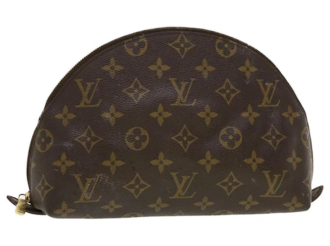 Authentic Louis Vuitton Trousse Demi Ronde Cosmetic pouch M47520