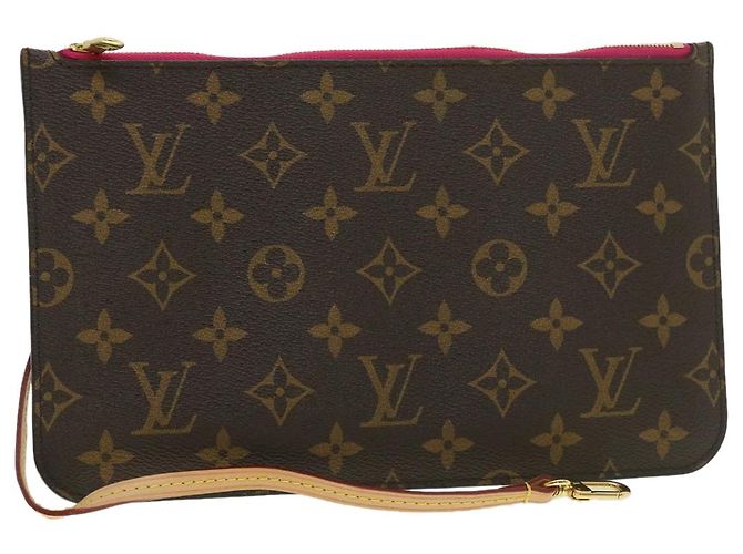 LOUIS VUITTON Monogram Neverfull MM Pouch Accessory Pouch LV Auth am4110