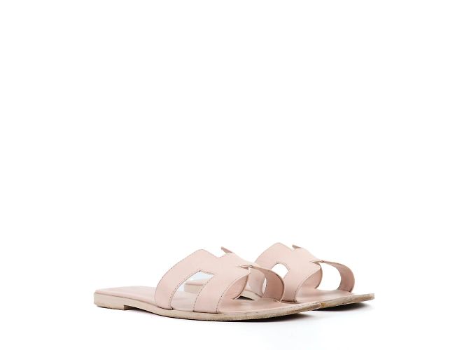 Hermès HERMES Sandals Oran Pink
