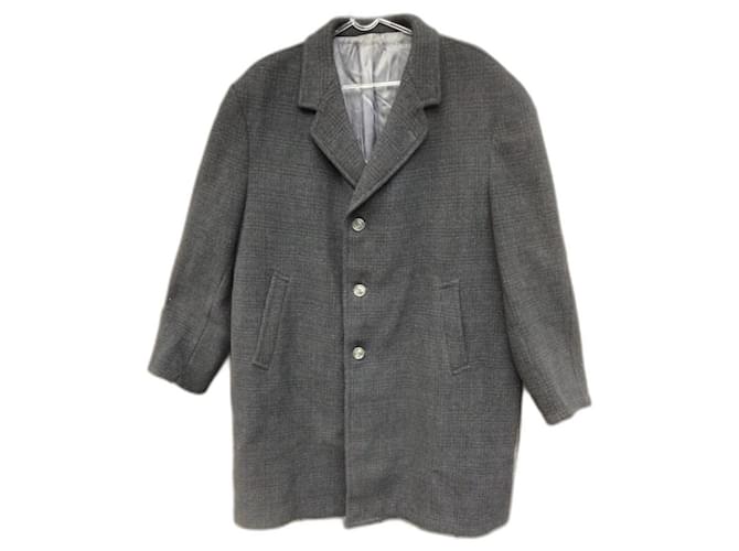 Autre Marque Vintage Schmitt coat - Aubert size 58 Grey Wool  ref.1037891