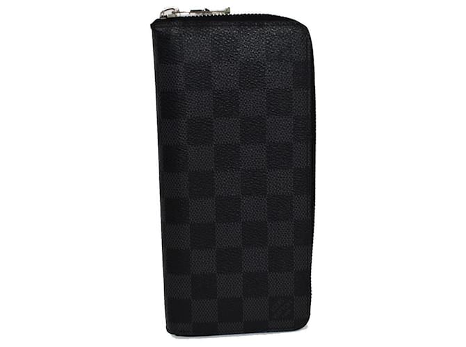 Louis Vuitton Zippy Wallet Vertical Black Cloth  ref.1038003