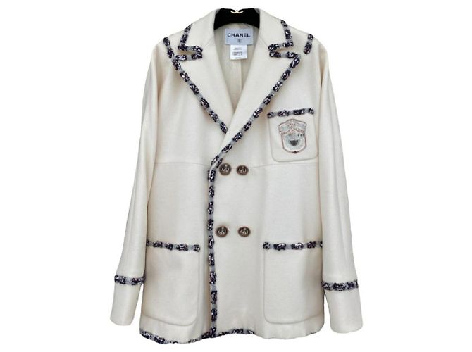 Chanel Parade jacket eggshell wool