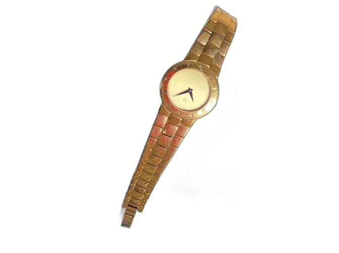 relógio de quartzo gucci Dourado Metal  ref.1038055