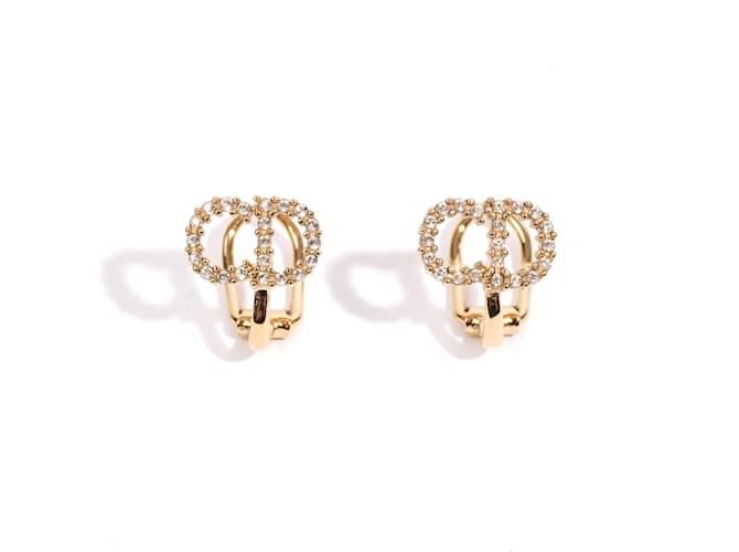 Dior Tribales Clip Earrings Gold-Finish Metal and White Resin Pearls | DIOR  AU