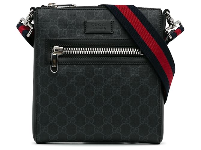Gucci Shoulder Bag GG Supreme Small Black/Grey