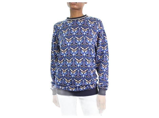 Chloé Blue owl pattern sweater - size XS Viscose  ref.1038682