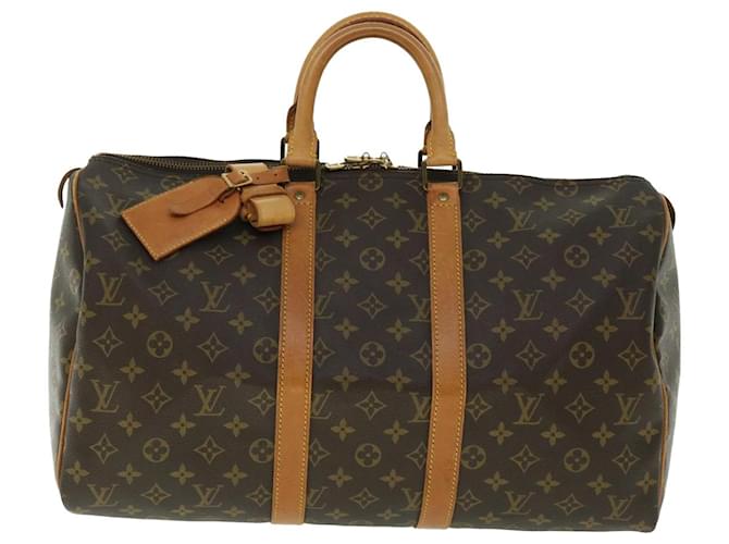 Louis Vuitton Keepall 45 Brown Cloth  ref.1038780
