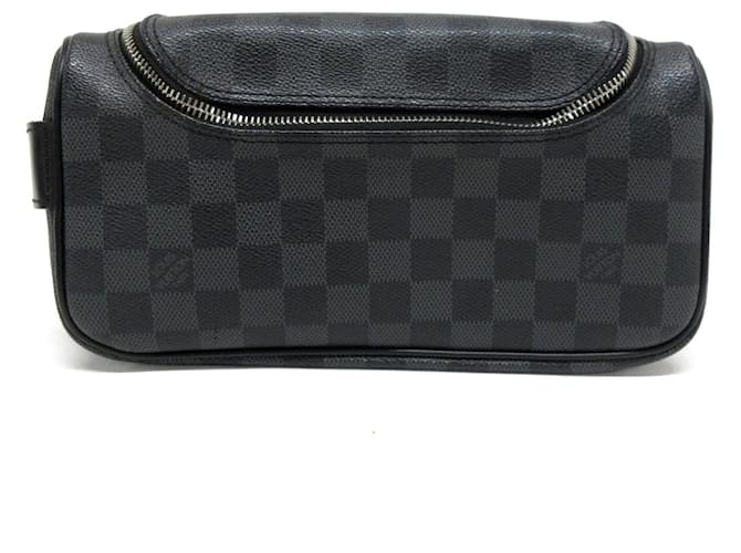 Trousse de toilette cloth small bag Louis Vuitton Black in Cloth