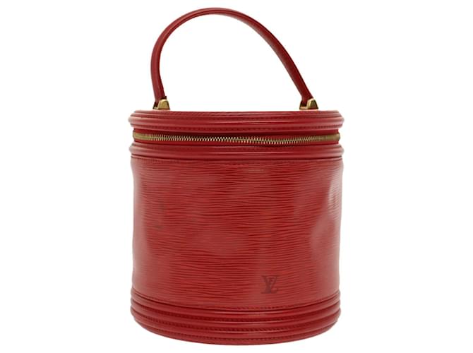 LOUIS VUITTON Epi Cannes Hand Bag Red M48037 LV Auth ar10019b Leather  ref.1039086