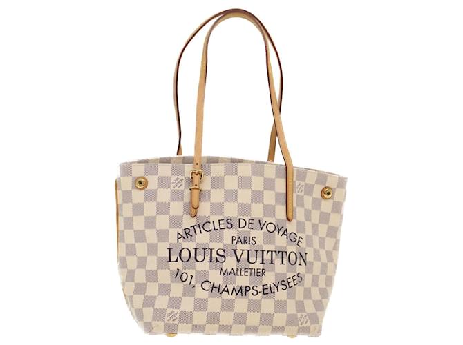 Louis Vuitton Damier Azur Canvas Articles De Voyage Tote Louis