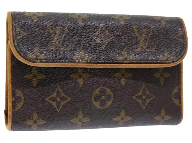 LOUIS VUITTON Monogram Pochette Florentine Waist bag M51855 LV Auth ar10044b Cloth  ref.1039111