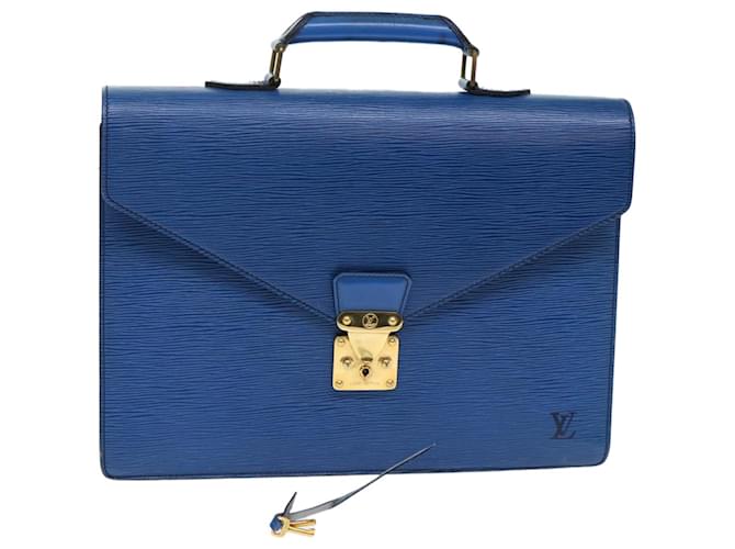 LOUIS VUITTON Serviette Fermoir Briefcase Hand Bag M53305 Monogram