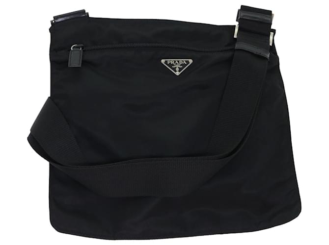 PRADA Bandolera Nylon Negro Auth am4831  ref.1039151