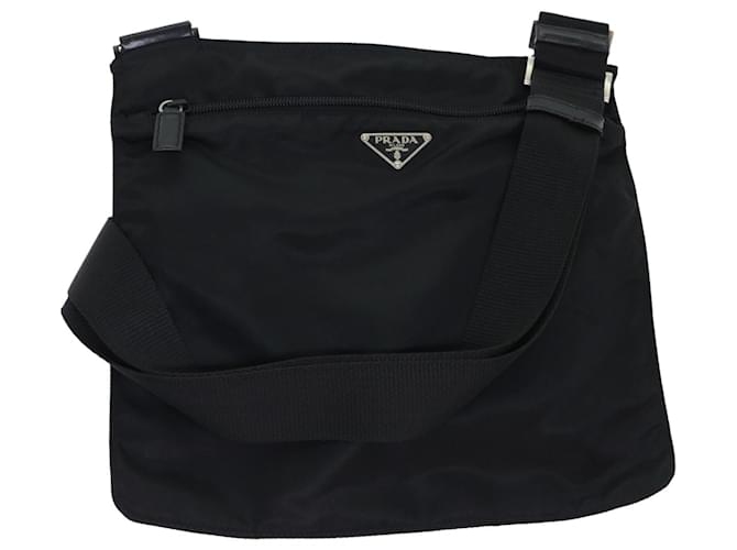 PRADA Shoulder Bag Nylon Black Auth am4831  ref.1039151