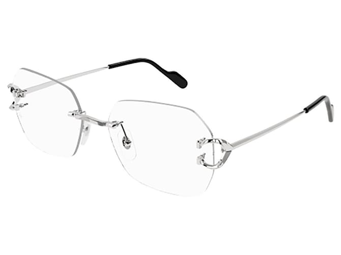 Occhiali da vista Cartier linea Core Range modello CT0416O Silver
