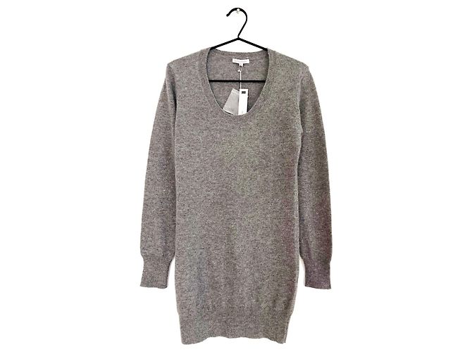 Autre Marque Kaschmirpullover – Grau meliert 