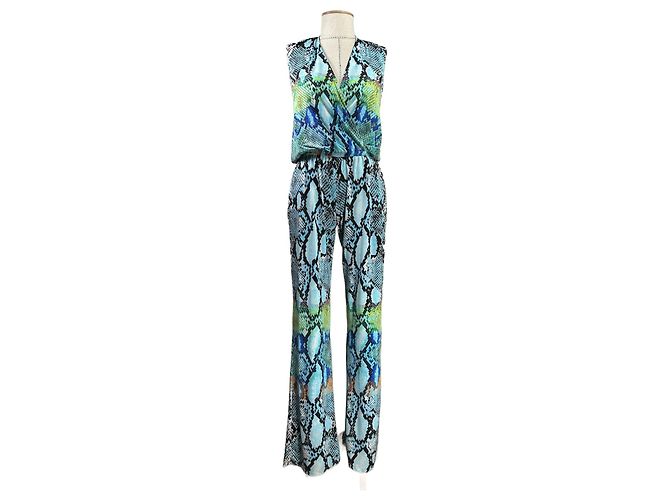 Hale Bob Jumpsuit Snakeskin Print M Multiple colors
