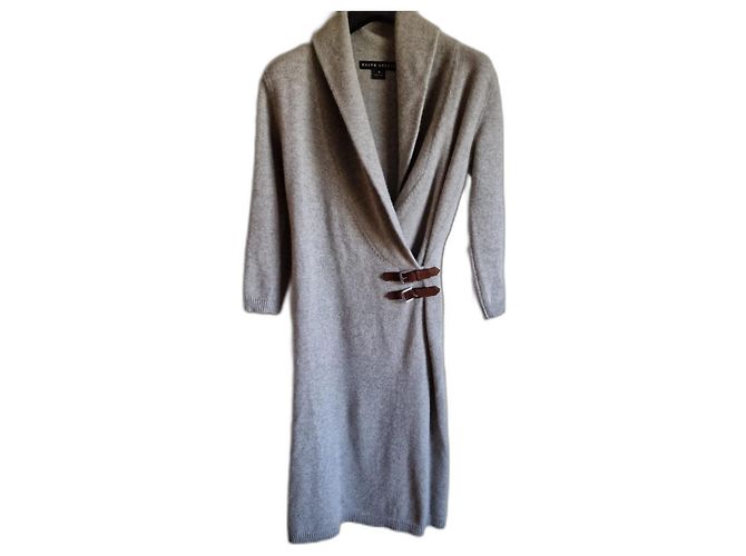 Ralph Lauren Strickjacke aus Wolle Grau