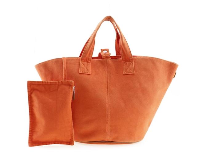 Hermès Panier de plage Orange Cloth  ref.1039651