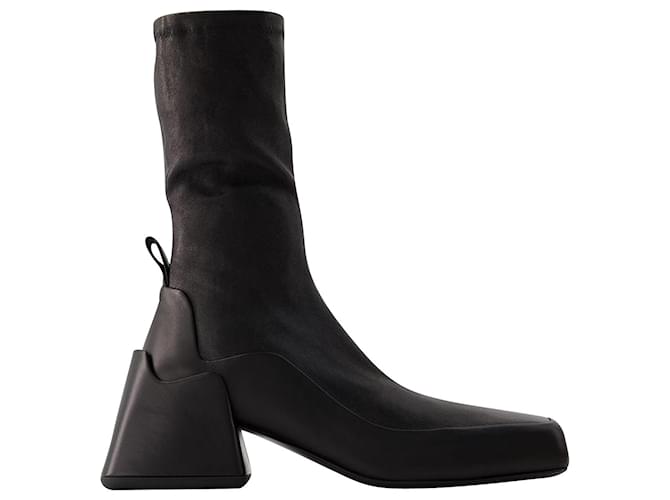 Ankle Boots - Jil Sander - Leather - Black  ref.1039736