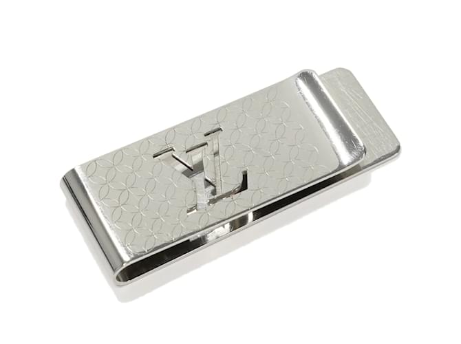 LOUIS VUITTON Pance Billets Champs Elysees Money Clip Silver