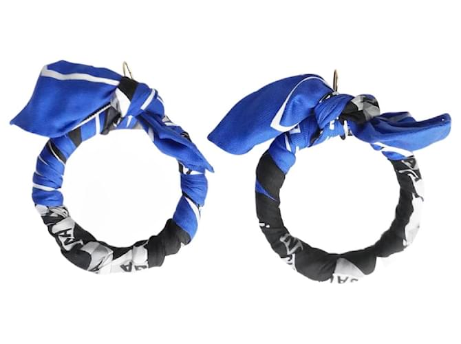balenciaga scarf earrings