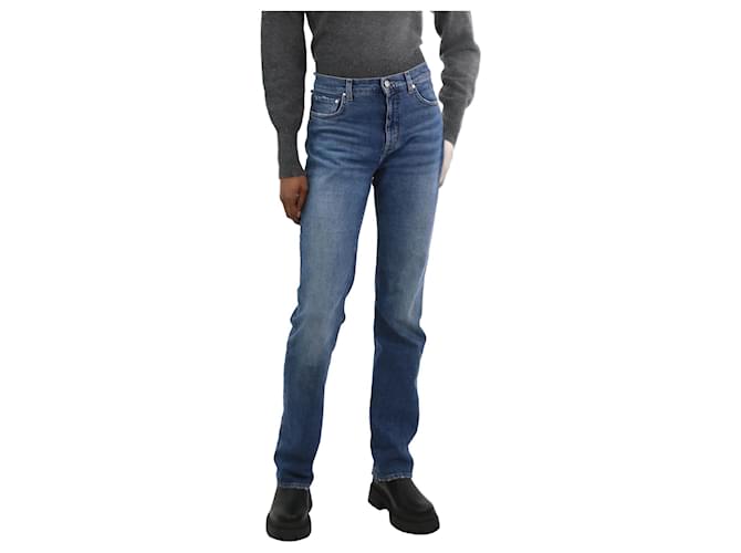 Autre Marque Blaue Slim-Leg-Jeans – Größe UK 6 Baumwolle  ref.1039848