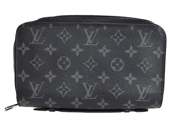 Louis Vuitton Zippy XL Negro Lienzo  ref.1040019