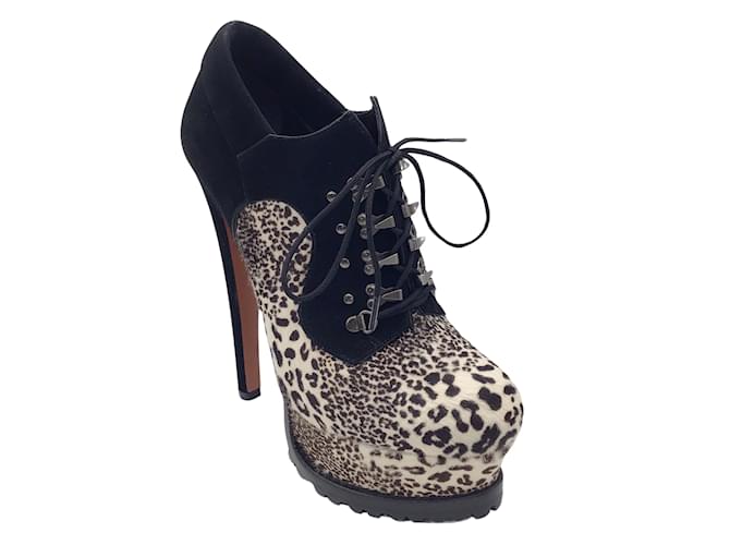 Alaia lace up boots sale