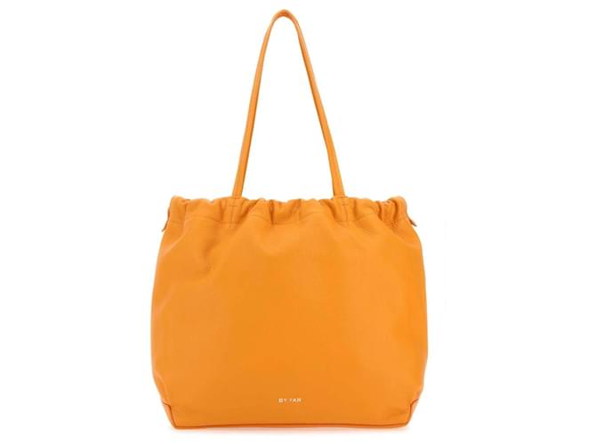 By Far Handbags Orange Leather  ref.1040522