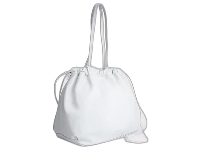 By Far Handbags White Leather  ref.1040525