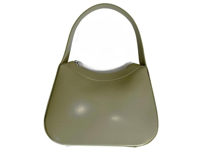 By Far Handbags Olive green Patent leather  ref.1040533