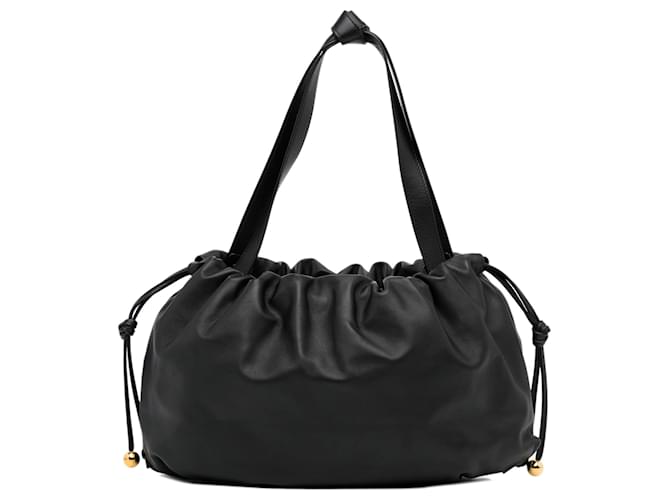 Bottega Veneta Preto Médio A Lâmpada Couro Bezerro-como bezerro  ref.1040643