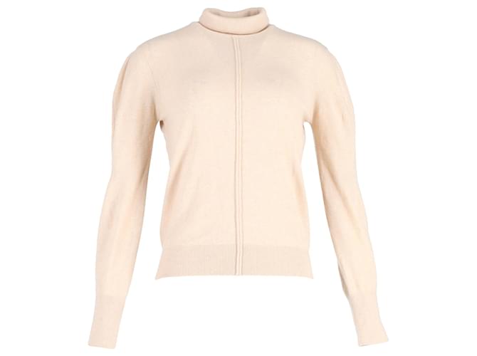 Chloé Angora Turtleneck Sweater in Cream Wool White  ref.1040744