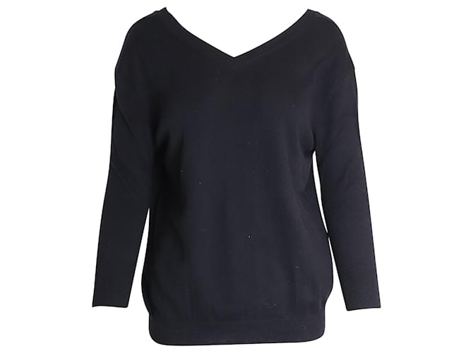 Isabel Marant V-neck Sweater in Black Cotton  ref.1040831