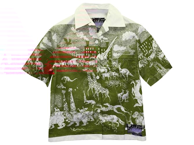 【汚れあり】PRADA survival utopia 長袖シャツ 36 汚れあり】PRADA survival utopia 長袖シャツ 36 汚れあり】PRADA