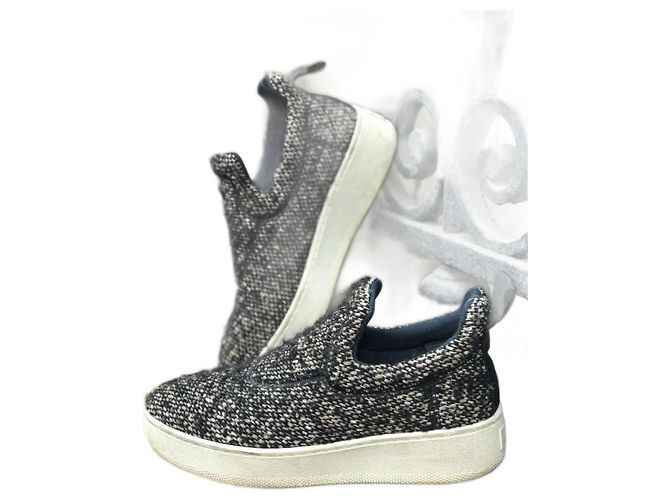 Céline Baskets CELINE T.EU 38 Tissu Noir