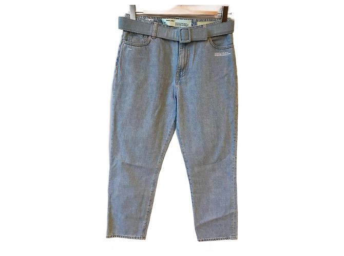Off White Jeans OFF-WHITE T.FR 38 Cotone Blu