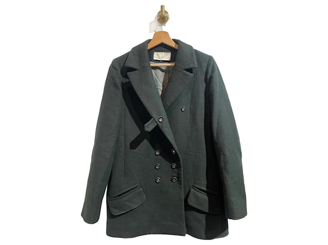Chloé CHLOE  Coats T.fr 36 WOOL Green  ref.1041077