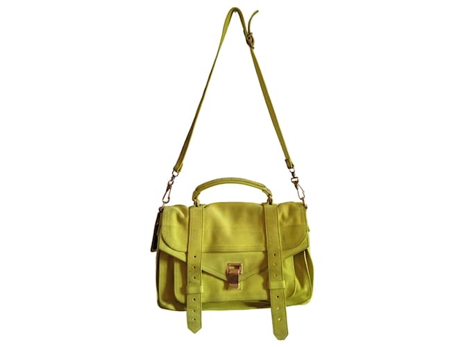 PROENZA SCHOULER  Handbags T.  Suede Yellow  ref.1041083