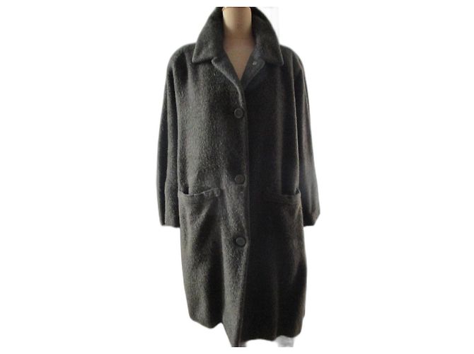 Georges Rech Wool coat, bronze, taille 38. Khaki