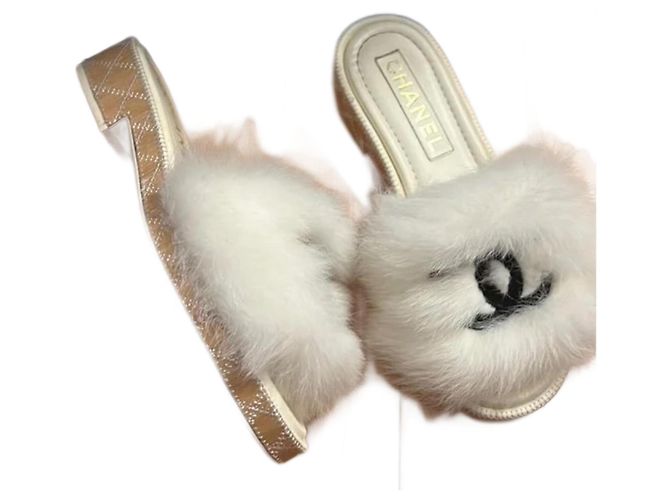 Chanel bailarinas Blanco