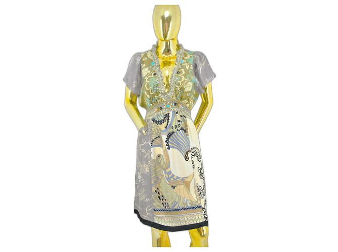 Autre Marque #vestido de seda floral derhy Multicolor