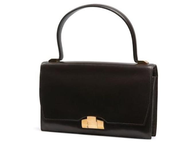 Hermès Hermes bag Black Leather  ref.1041128