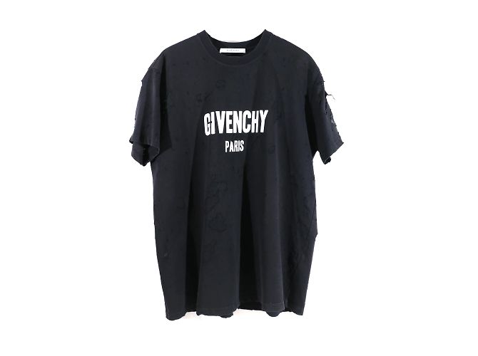 GIVENCHY - Camiseta Destroy (S) Preto